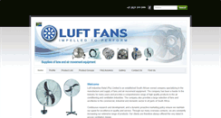 Desktop Screenshot of luft.co.za