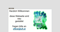 Desktop Screenshot of luft.at